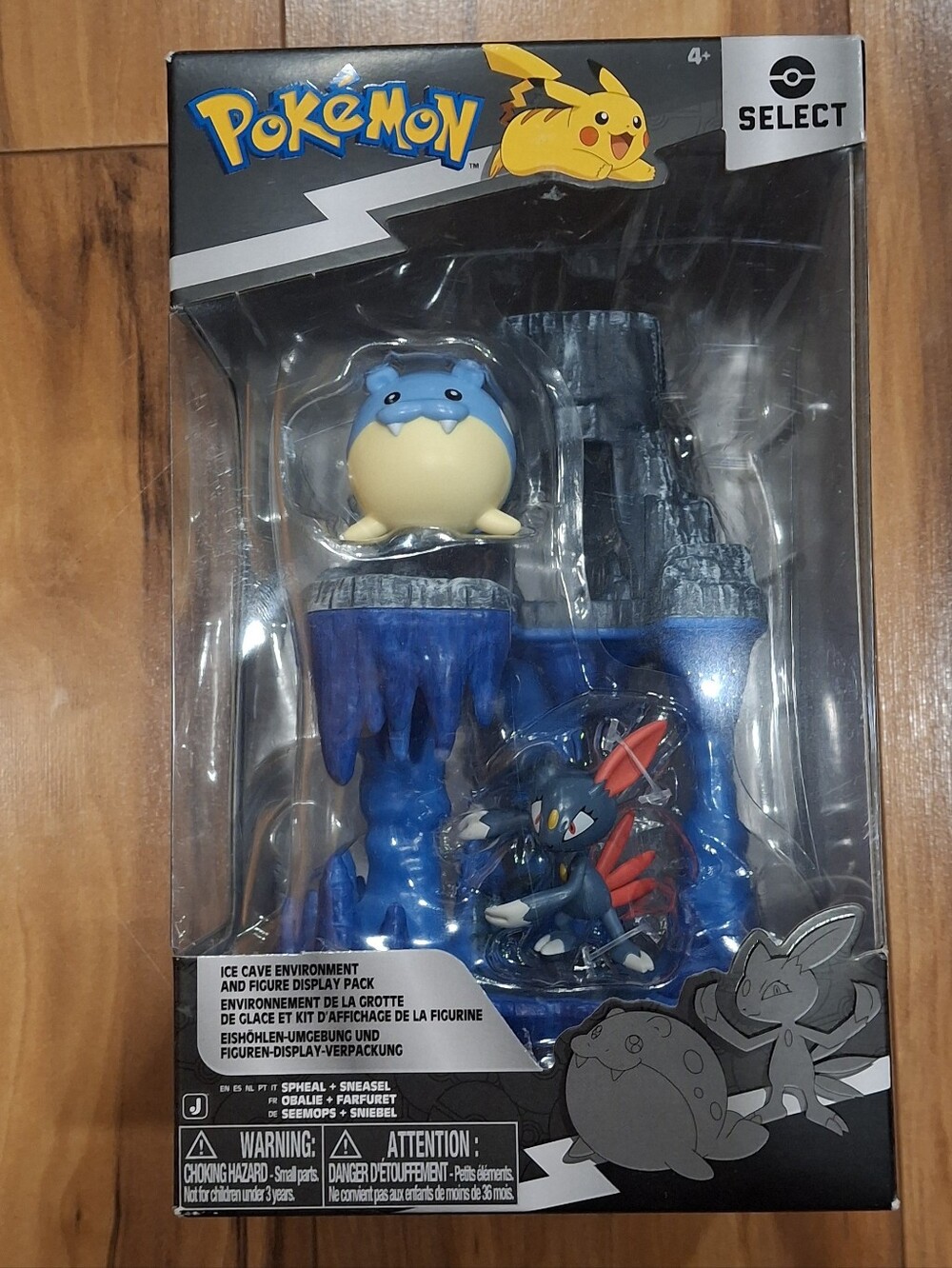 Pokemon Select Ice Cave Environment Playset with Blue Figures New In Box